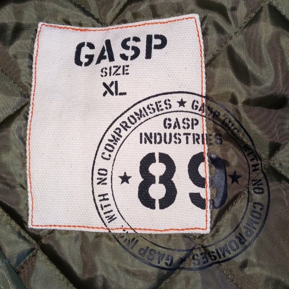Gasp B15 Air Frame inspired flight bomber utility jacket Size XL - Picture 4 of 10
